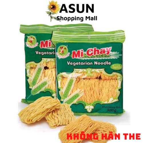 Mì Chay Thanh Tân 500g Sợi Nhỏ, Dai, Không Hàn The