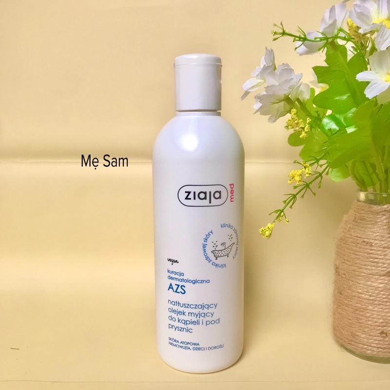 Dầu Tắm Mềm Mịn Da Ziaja Med Atopy Hàng Balan 270ml (bill ảnh sau)