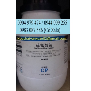 Hóa chất sodium thiocyanate xylong natri thiocynat cas 540-72-7 nascn lọ 500g