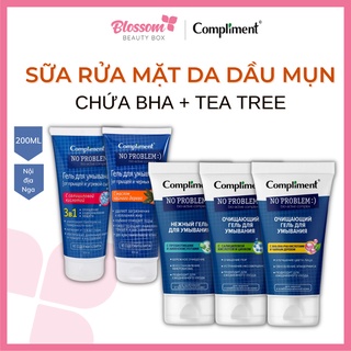 200ML Sữa rửa mặt NO PROBLEM Compliment chứa Salicylic Acid, Tea Tree
