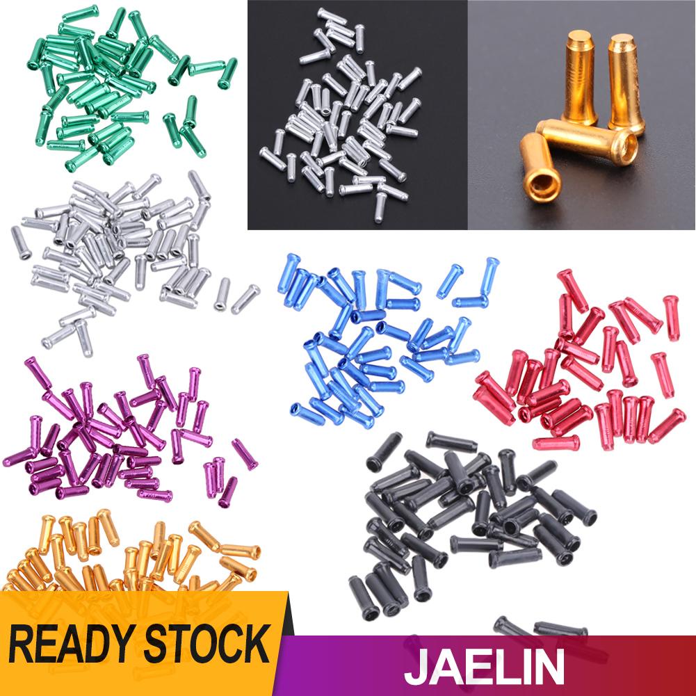 Set 50 đầu bọc dây phanh xe đạp bằng nhôm