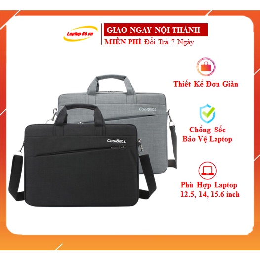 Cặp đựng Laptop công sở Coolbell chống sốc - thiết kế đơn giản trẻ trung