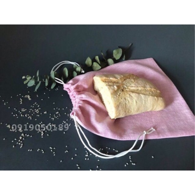 Túi vải trang trí đựng đồ ( nhiều màu)