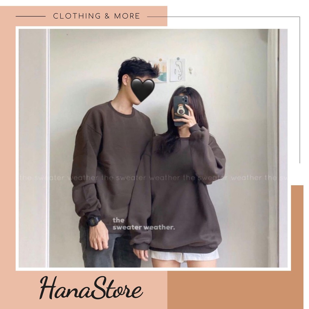 Áo Sweater Nỉ Bông ❤️ Áo nỉ ULZZANG form rộng UNISEX SIÊU HOT ❤️ | WebRaoVat - webraovat.net.vn