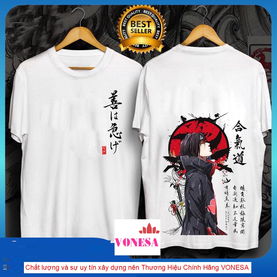 (ẢNH THẬT) Áo Uchiha Itachi Naruto Siêu Độc | Áo Thun Naruto Unisex ITACHI Đẹp VONESAHOT