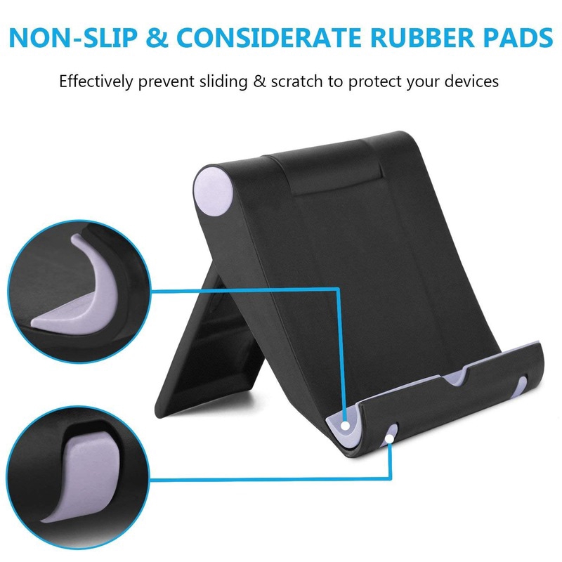 Giá đỡ điện thoại/máy tính bảng mini có thể gấp gọn đa năng tiện lợi thích hợp cho iPhone iPad