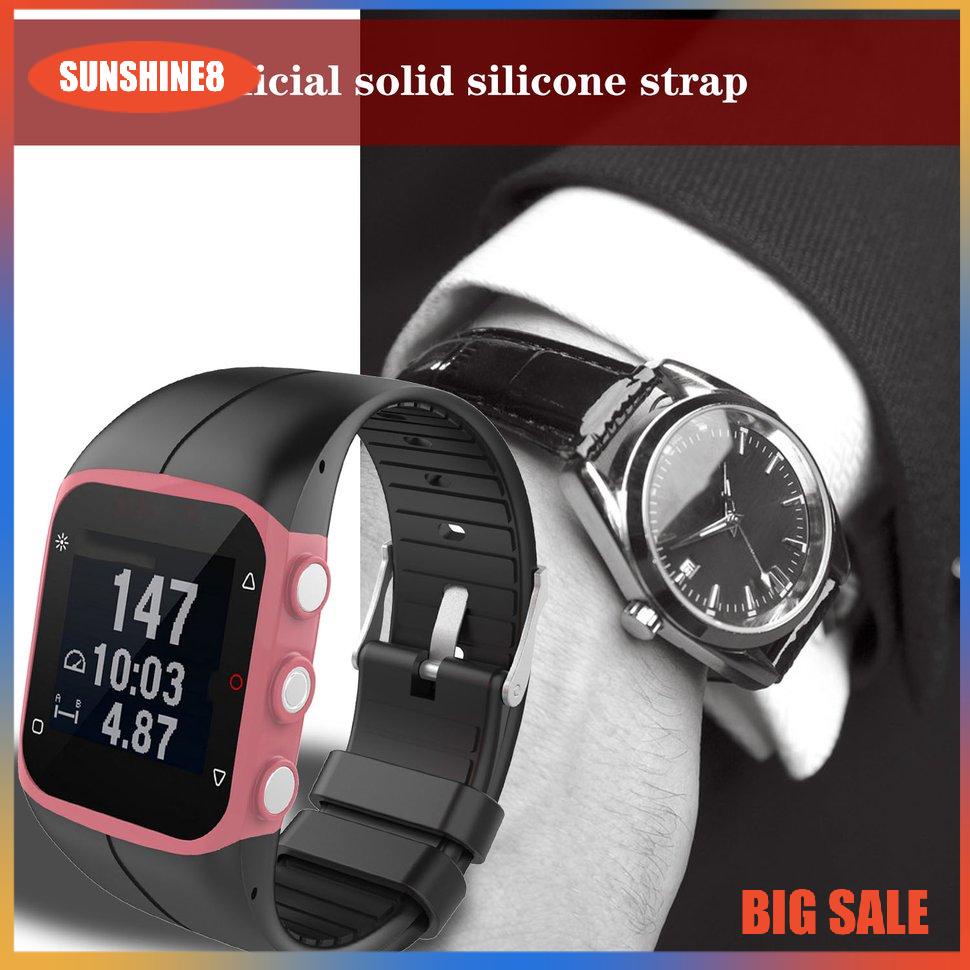 【SUN】Silicone Smartwatch Replacement Strap Official Pattern For Polar M400/M430