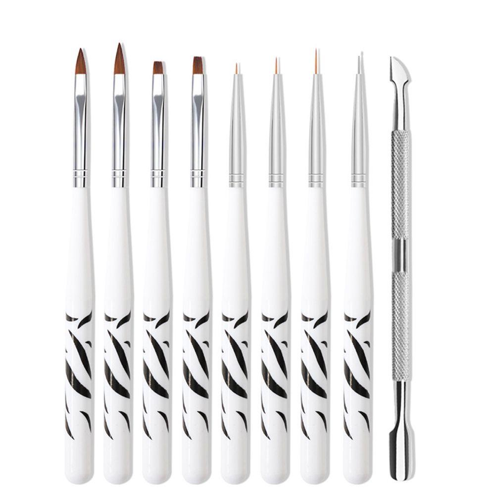 ❦Tôi❦ Set 9 Cọ Vẽ Trang Trí Móng Tay Nghệ Thuật Thời Trang Dành Cho Nữ