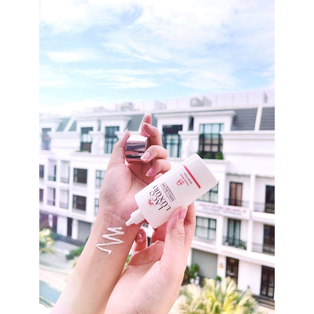 KEM CHỐNG NẮNG LACO LUXULY 🎁DẠNG GEL SỮA_KIỀM DẦU_LÀNH TÍNH_CHÍNH HÃNG LACO | BigBuy360 - bigbuy360.vn