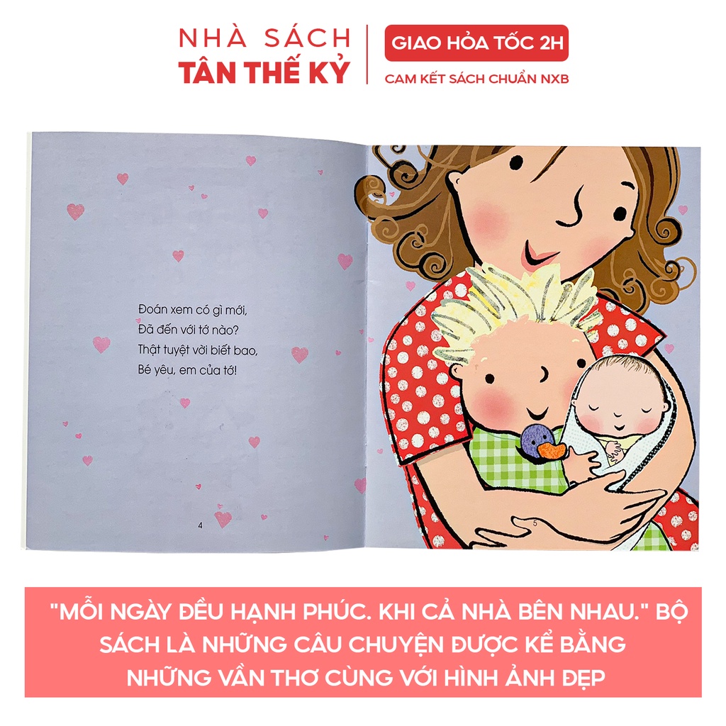Sách Cả nhà thương nhau thể hiện tình cảm cho bé từ 26 tuổi (Lẻ cuốn)