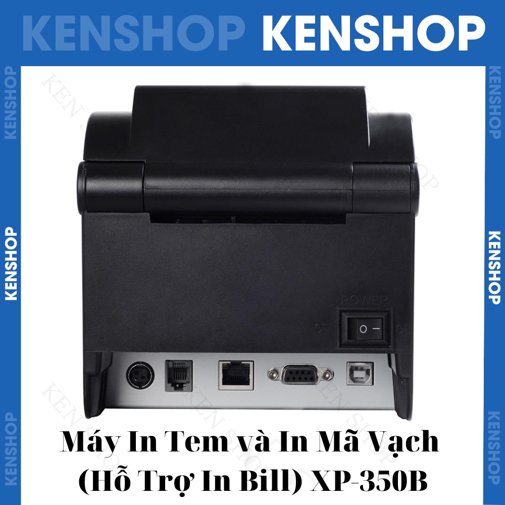 Máy in Xprinter XP 350B in đơn hàng GHTK, in tem nhãn và phiếu giao hàng các sàn TMĐT