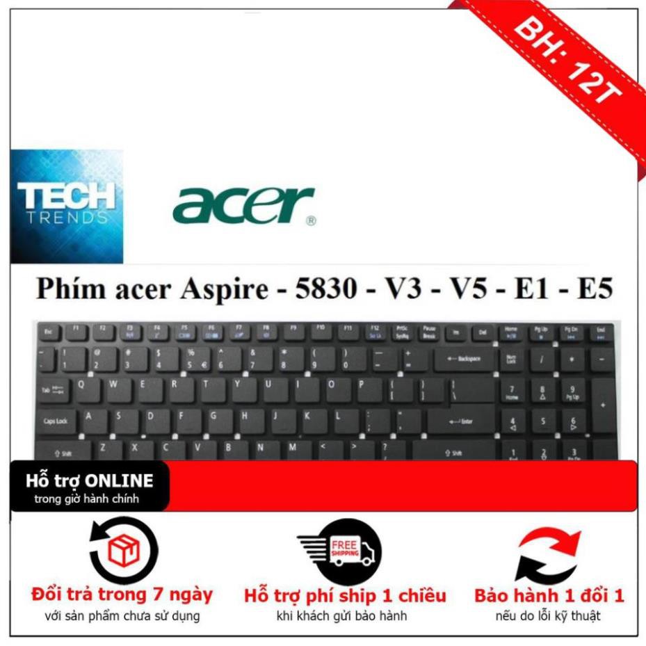 BH12TH Bàn phím laptop Acer AspireE15, ES1-512, ES1-711, ES1-531, ES1-731, ES1-521, ES1-521, V5-561