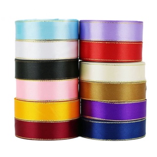 Ruy băng lụa viền kim tuyến 2cm