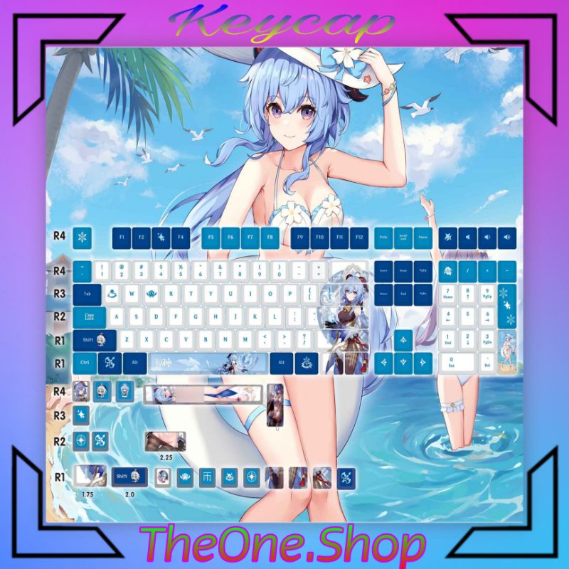 Keycap Ganyu - Gensin Impact