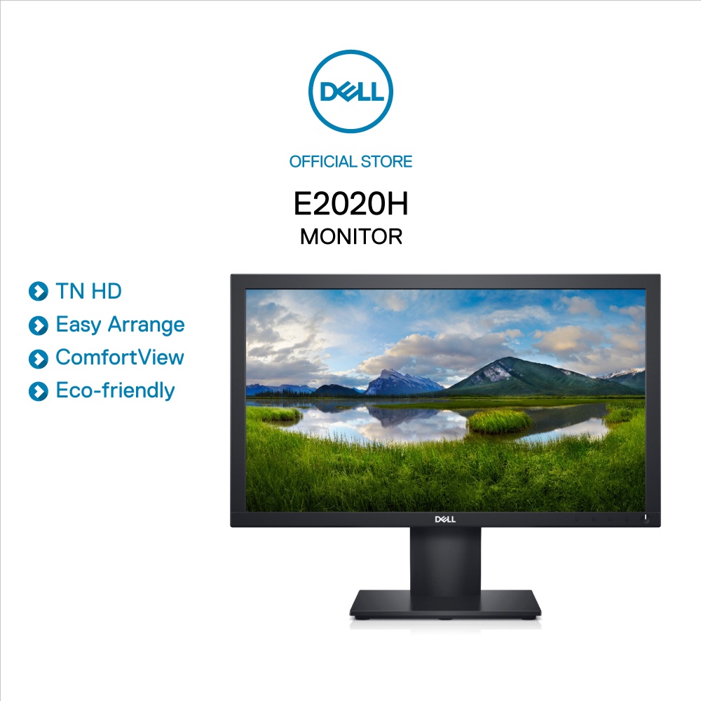 [Mã ELMALL300K giảm 5% đơn 500K] Màn Hình Dell E2020H 19.5" HD+ 1600X900 TN 5ms 60Hz VGA DP LED Đen (2TMV12)