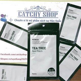 Miếng dán mụn tinh chất tràm trà Apieu - A'pieu Nonco Tea Tree Spot Patch