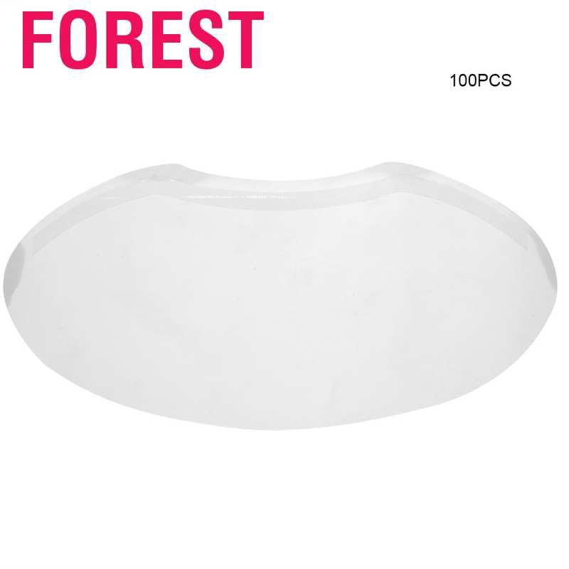 Set 100 tấm chắn bảo vệ mặt khi làm tóc tiện dụng cho salon