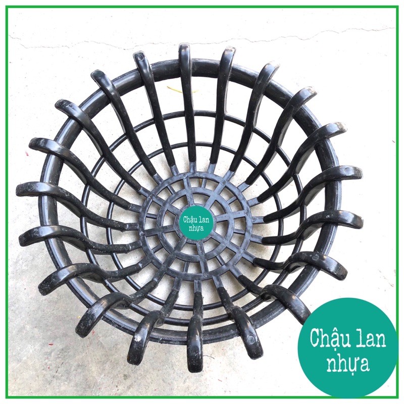 Chậu trồng lan - dáng sen ,phi 23