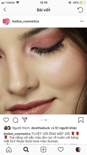 BẢNG MẮT ELF ROSE GOLD - MÀU SUNSET