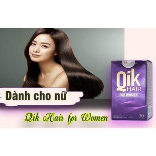 Thuốc giảm rụng tóc qik hair for women chai 30 viên