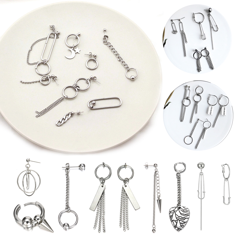 Khuyên Tai Bằng Thép Không Gỉ Độc Đáo Cho Nam Nữ