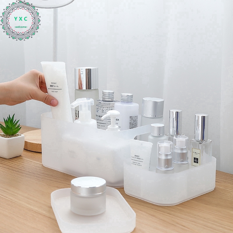 Hộp đựng mỹ phẩm để bàn 6 ngăn 3 cỡ