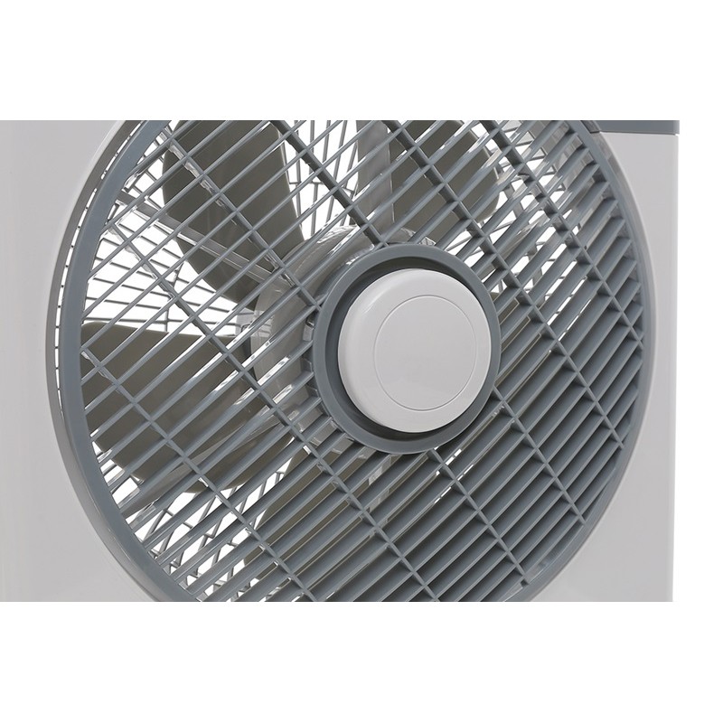 Quạt để bàn hộp vuông tản nhiệt Midea KYT30-15A, lỗi 1 đổi 1, bảo hành 12 tháng, chống lật đổ an toàn