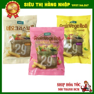 Bánh ngũ cốc Neo GrainVege Roll 3 vị Hàn Quốc