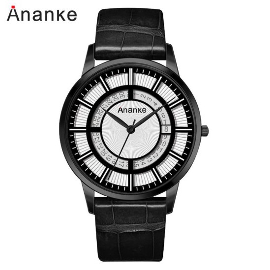 Đồng hồ nam dây da Ananke 005 (2 màu)