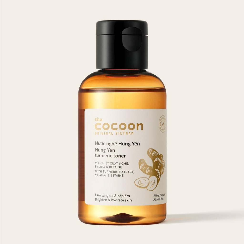 Nước nghệ Hưng Yên Cocoon mang lại làn da sáng mịn và đều màu