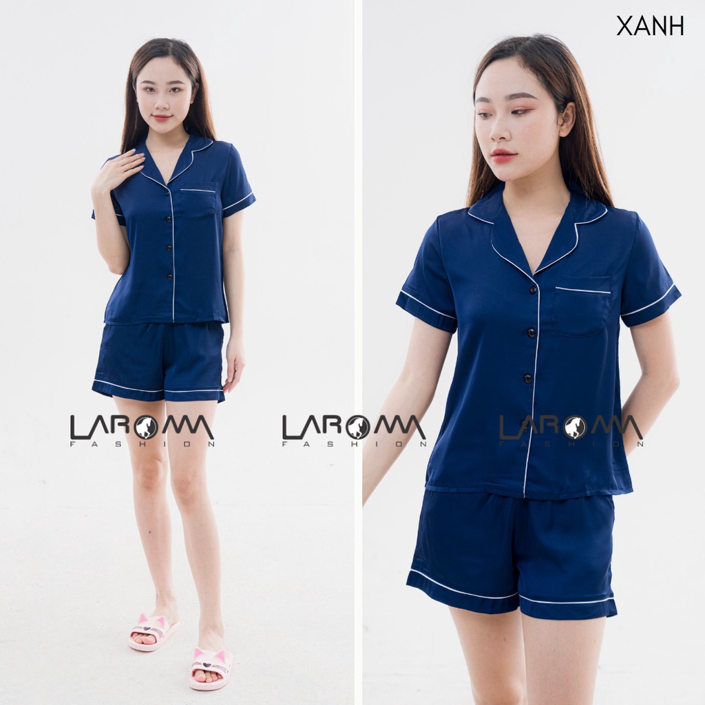 Bộ pijama đùi trơn Laroma