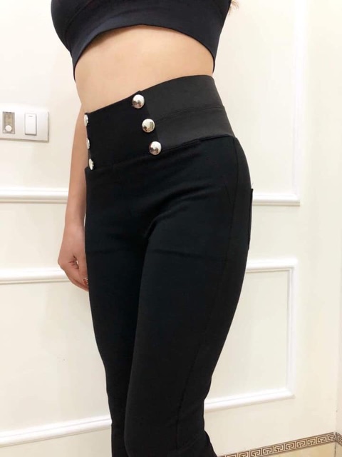 Quần Legging 6 Cũc Cạp Chun Cao Ôm Bụng Đủ Size | BigBuy360 - bigbuy360.vn
