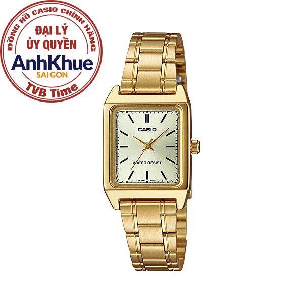 Đồng hồ nữ dây kim loại Casio chính hãng Anh Khuê LTP-V007G-9EUDF