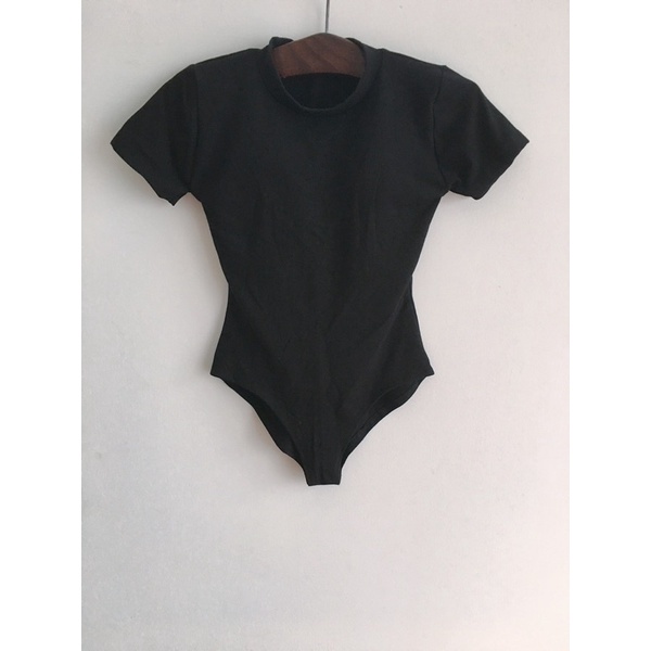 ◕■Bodysuit cổ lọ tay ngắn | BigBuy360 - bigbuy360.vn