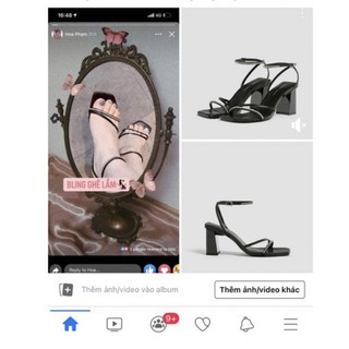 Sandal gót vuông BSK/PB/ZR