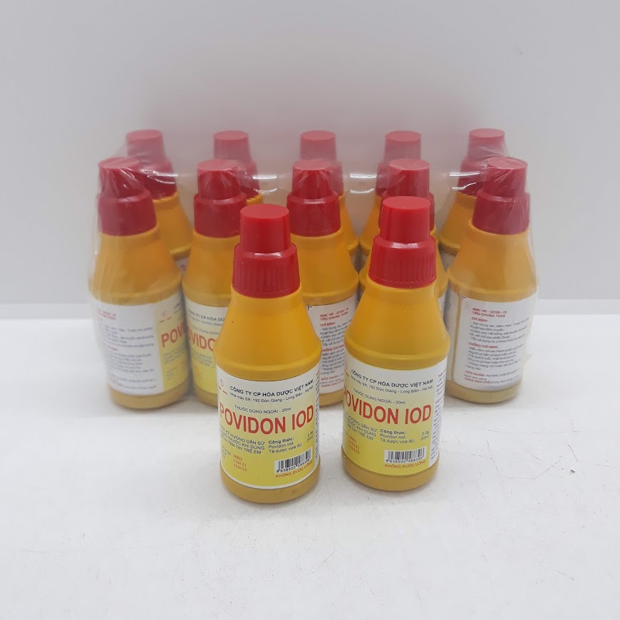 COMBO 10 lọ Sát trùng Povidon Iod 20ml