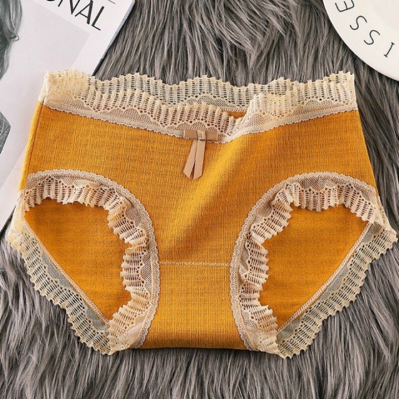 Quần Lót Nữ SAM SAM Chất Cotton Gân Tăm Phối Ren 257
