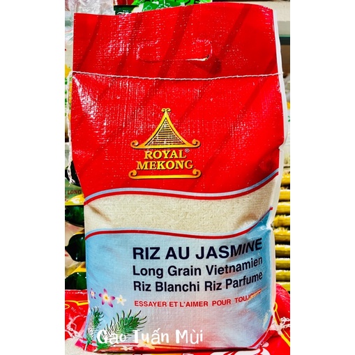 Gạo JASMINE Dẻo Vừa Mềm Cơm Túi 5ký