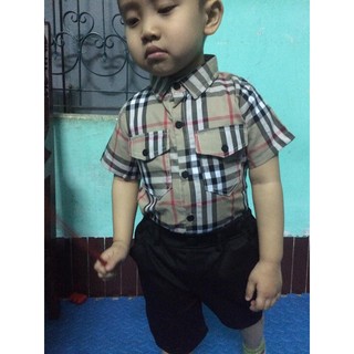 Bộ sơ mi BBR bé trai