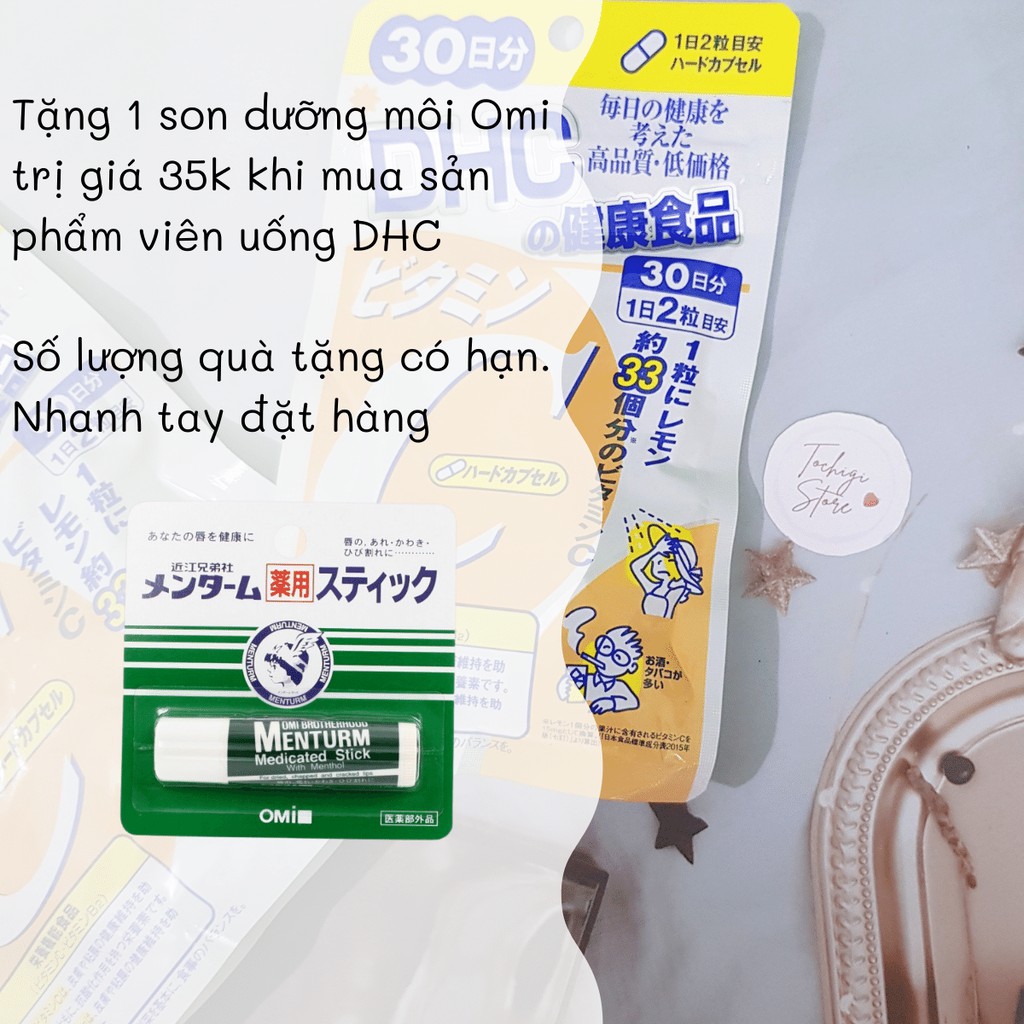 Viên uống DHC Bổ sung Vitamin C Nhật Bản 60v/gói và 180v/gói