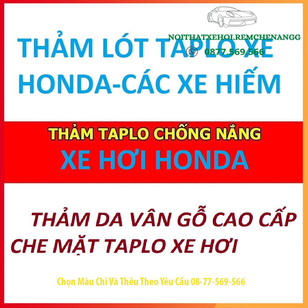 THAM TAPLO HONDA ACCORD HRV DA VÂN GỖ DA CARBON NHUNG LÔNG CỪU 3 LỚP CÓ CHỐNG TRƯỢT THẢM PHỦ LÓT CHE NẮNG TAPLO