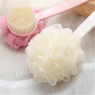 cây cọ lưng kèm bông tắm