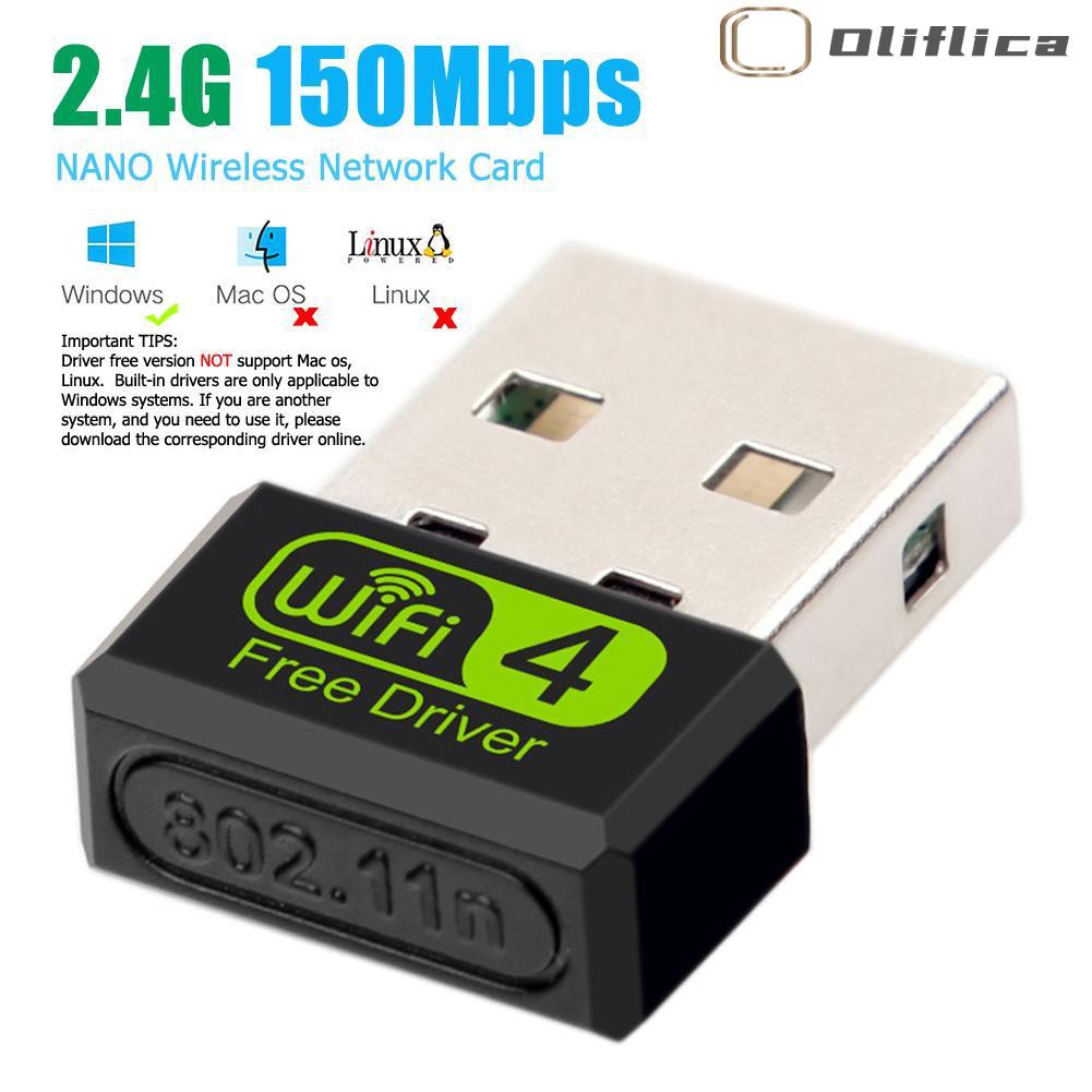 Mới Usb Thu Sóng Wifi Wd-1513B 2.4g 150mbps Usb 2.0 802.11 B / G / N