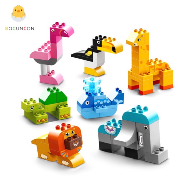 Đồ Chơi Xếp Hình Lego Thế Giới Thú Cưng Đáng Yêu 102 Chi Tiết Siêu To