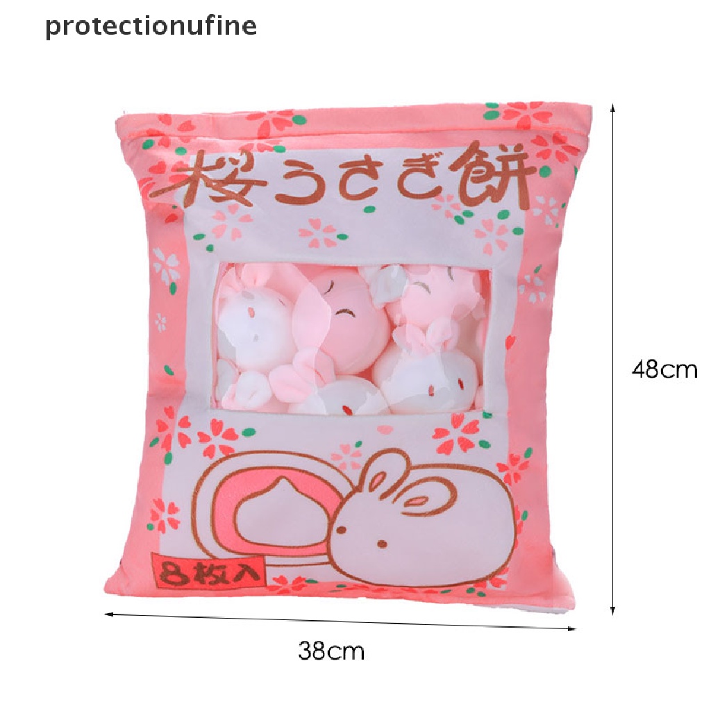 Gối Nhồi Bông Mềm Mại Hình Túi Bánh Pudding / Mèo / Khủng Long Đáng Yêu PR3VN