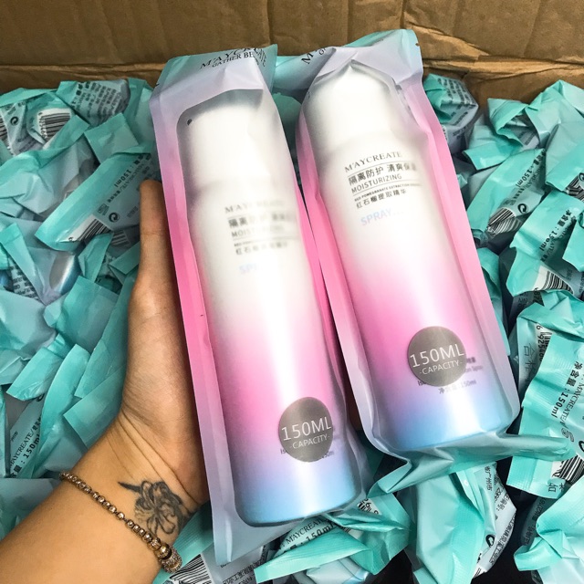 XỊT CHỐNG NẮNG TRẮNG DA M’AYCREATE 150ml nội địa TRUNG