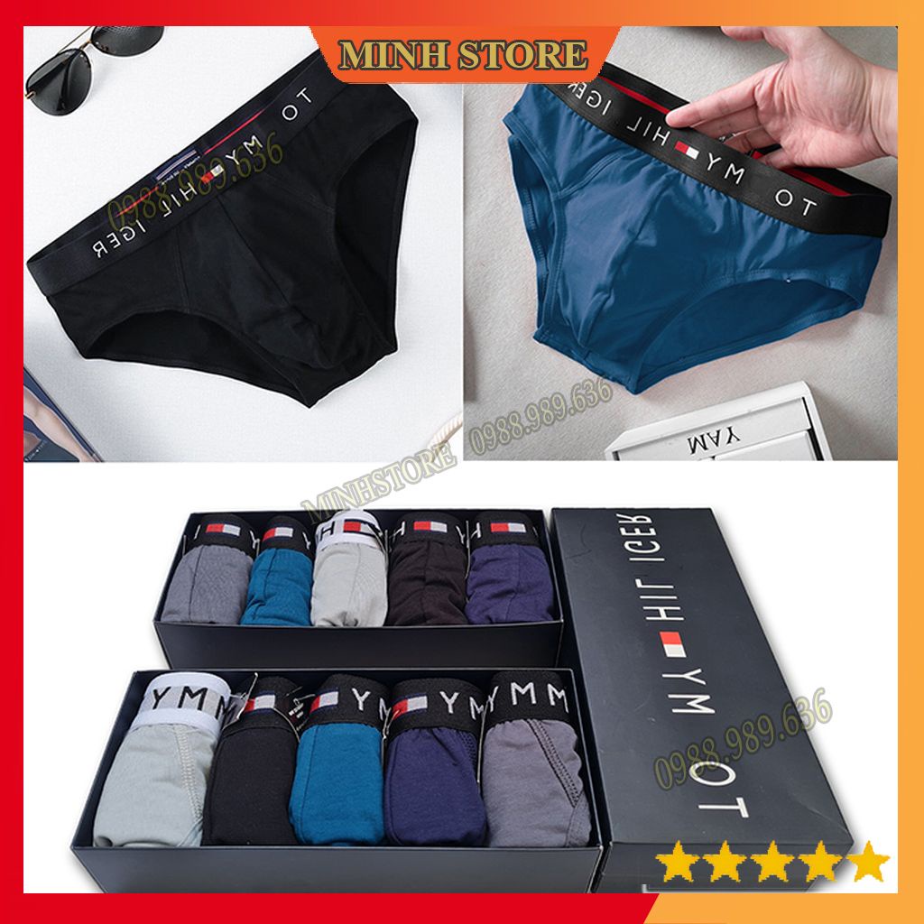 Quần lót nam thun lạnh tam giác, quần sịp nam co dãn 4 chiều cạp tối cao cấp SC05 (Che tên) - MS88