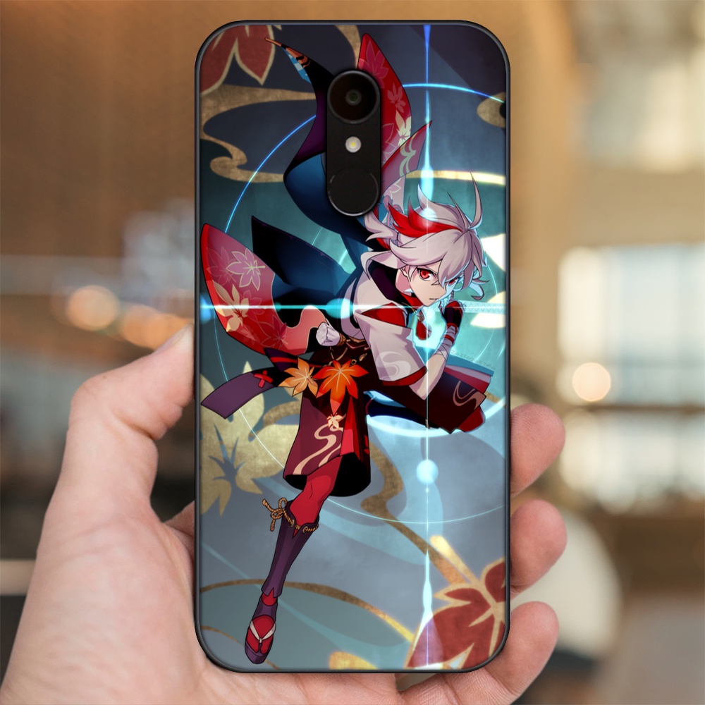 Ốp lưng Xiaomi Redmi 5 viền đen in hình Kazuha Genshin Impact