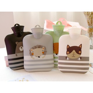 Túi chườm cao su hình thú dễ thương siêu to 450ml - 900ml