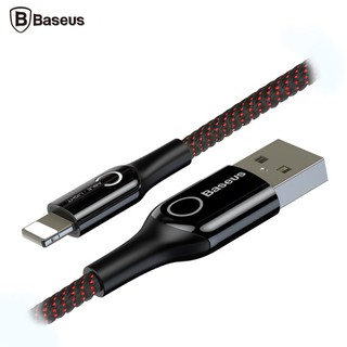 Cáp sạc Lightning tự ngắt Baseus C Shape Light cho iPhone 6/ 7/ 8/ iPhone X/ iPad (2.4A)
